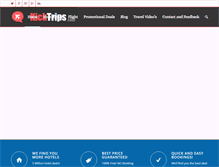 Tablet Screenshot of kicktrips.com
